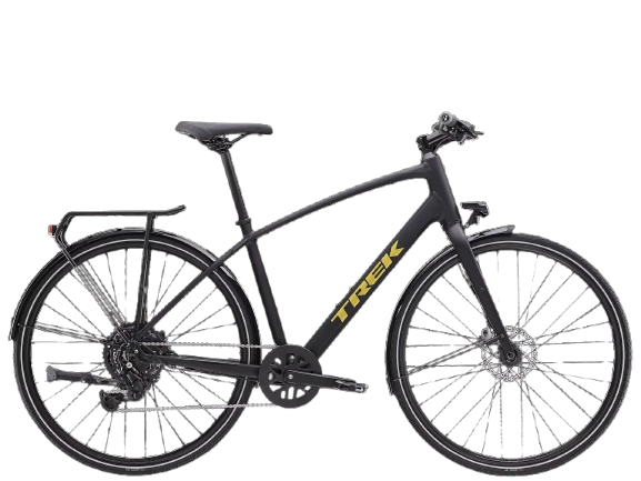 Vélo de ville confort Trek FX2 noir - Dijon Cycles en Côte d'Or